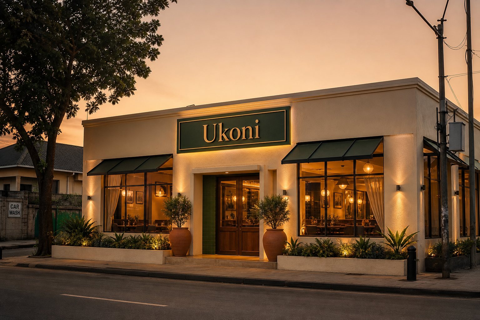 Ukoni exterior on Mariam Babangida Way